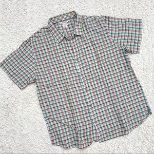 Carbon2Cobalt Plaid Shirt-XL